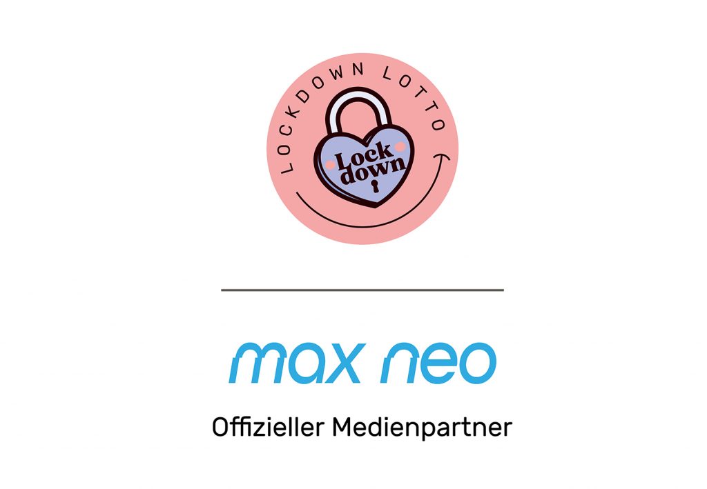 Max neo ist offizieller Medienpartner vom Lockdown Lotto.
