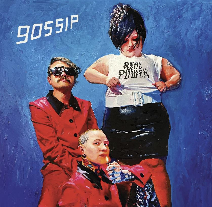 Das Albumcover "Real Power" von Gossip zeigt die Bandmitglieder als Gemälde.